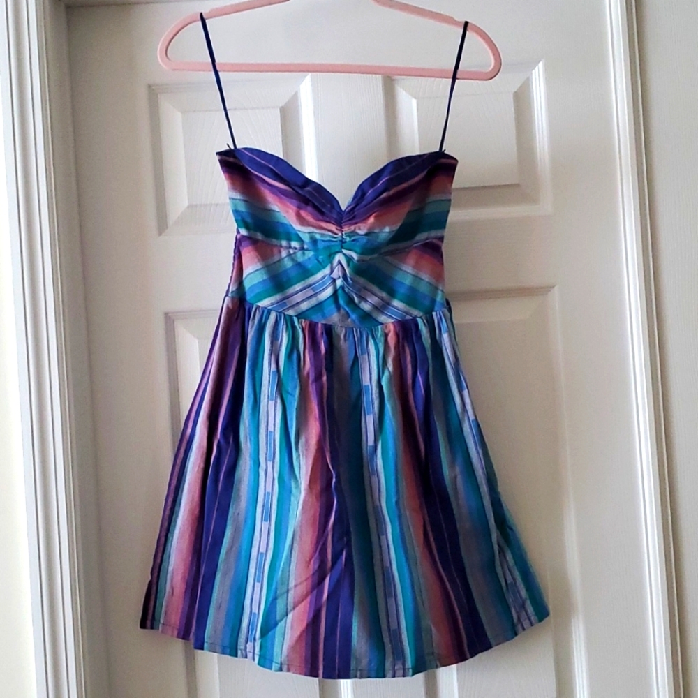 Roxy Vintage Strapless Mini Dress